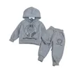 Kläder sätter 2-11 år barnbarn Baby Boys Girls Garment Autumn Winter Mönster Designer Sweater Suit Kids Coataddpants Storlek 100cm-16 DHBRP