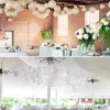 30/60st kinesiska papperslyktor bröllopsdekoration lykta elegant vit bolllampa hängande lampskärm party baby shower dekor 231220