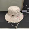 New Wide Edge Rope Fisherman High end Retro Classic Pot Hat Fashionable and Versatile Summer Beach Sunshade and Sunscreen HatH811