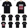 Męskie koszulki Boss Mens T Shirt Wysokiej jakości moda T-shirt luksusowy polo okrągłe szyję oddychanie Top Boss Business Tree Man Tops Designer koszulki Rozmiar M-XXXLEADR