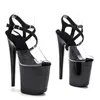 Sandals LAIJIANJINXIA 20CM/8Inch PVC Upper Sexy Exotic Women/Girl Platform Fashion High Heels Pole Dancing Shoes 085