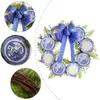 Декоративные цветы Стильные цветочные гирлянды с художественным узором на круге Уникальный декор