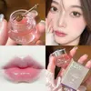 Lip Plumper Moisturizing Balm Mask Lips Care Makeup Honey Peach Anti Cracking Fades Lines Lipsticks Base Jelly 231219