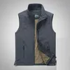 Heren Vesten Lente Herfst Mannen Fleece Warm Vest Met Veel Zakken Mannelijke Casual Dikke Multi Pocket Vest Pographer Mouwloze Jas