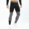 Pantalons pour hommes collants de course à Compression jambières d'exercices Cool sec couche de base de sport technique pour exercice de Jogging D88