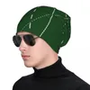 Berets Flight Routes Green Bonnet Homme Outdoor Thin Hat Skullies Beanies Caps For Men Women Creative Fabric Hats