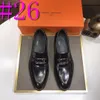 33Model Wedding Designer Dress Shoes Män Big Size 45 Lace Up Formal Shoes Point Toe Male Party Oxfords Sky Blue Floral Leather Zapatos Hombre