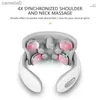 Electric massagers Intelligent Massage Instrument Cervical Massager Shoulder Neck and Back Soothe Neck Pulse Hot Compress and Protect NeckL231220