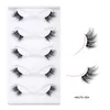 False Eyelashes Furry Soft Half Lashes Natural Look Wispy Cat Eye 3D Drop