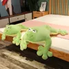 60-130cm Giant Big Frog Plush Toy Stuffed Plushies Grogs Throw Pillow Cushion Home Decor Kids Birthday Gift for Boy Big Eyes 231220