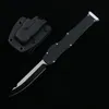 DQF Version MT US Italian Style Knife HL-6 Self Defense Tactical D2 Blade Aluminum Handle EDC Outdoor Camping Fighting Knives C07 Godfather 920 A07 BM