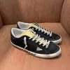 Guldsko designer damer superstar stjärnor samma sneaker märke mäns avslappnade lyxskor paljetter klassiska vita gör gamla smutsiga casual skor snörning damer män