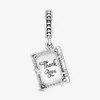 100% 925 Sterling Silver Family Book Dangle Charms Fit Original European Charm Armband Women Wedding Jewelry Accessories271a