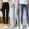 Leggings New Summer Modal Korean Version of Sunscreen Hip Slim Solid Color Leggings Women's Ninecropped Pants Fitness Gym Yoga Leggings