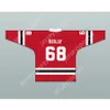 Personnalisé REILLY 68 LETTERKENNY IRLANDAIS ROUGE MAILLOT DE HOCKEY ALTERNATIF NOUVEAU Top Cousu S-M-L-XL-XXL-3XL-4XL-5XL-6XL