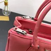 Retro hochwertige Markentasche Damenhandtasche schlicht Halbmond Luxus Lederkette klassisch umhänge Damen Schwarz