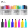 1224 pièces ensemble Sanford Sharpie stylos marqueurs à l'huile marqueurs colorés stylo artistique couleur permanente papeterie de bureau 1mm plume 231220