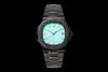 Diw 5711 Watch Fibre Watch o średnicy 40 mm z CAL.324 Automatyczny zintegrowany ruch na łańcuch Sapphire Crystal Glass Mirror Fashion Cool