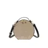 2022 New Women's Day Packs Classic Coated Presbyopia One-Shoulder Crossbody European and American Varsity Round Cake Bag212b