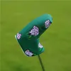 Inne produkty golfowe haftowane duże drewniane drewniane sterowniki toru fairway hybrydowy putter wodoodporny zestaw ochrony miękki trwałe okładki klubów 231219