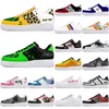 DIY exquisite shoes beautiful autumn mens Leisure shoes for men women sneakers Classic cartoon graffiti trainers comfortable dark fire red sports