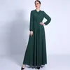 Ethnische Kleidung Khimar Chiffon Eid Solide Muslim Kleid Frauen Abaya Kimono Hijab Kleider Kaftan Ramadan Jilbab Lange Robe Islam 2023