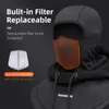 Rockbros Wholesale Winter Cycling masque Hood Balaclava Masque de ski à vent chaud Fleep à double couche Masque de scooter à double couche 231220