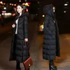 Trenchs de femmes 2023 Robe de style long Version coréenne Grande taille Vestes de mode Hiver Heat Parka