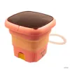 Mini Washing Machines Portable Folding Washing Machine With Dryer Bucket for Clothes Socks Underwear Cleaning Washer Mini Small Travel Washing Machine