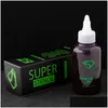 أحبار الوشم Super Stencilgel نقل الورق Gel Ez Oil 4oz Purple Purple 118ml/Bottle Drop Droper Health Beauty Tatto DHS4I