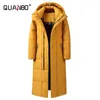 Coed Inverno Resistente ao Frio Jaqueta -30 Mulheres Masculinas de Alta Qualidade X-LongWinter Quente Marca de Moda Vermelha Parkas S-5XL 231220