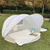 Tor de brinquedas tendas de bebê castelo crianças fora do jardim dobra as bolas de tenda piscina cubby brincar de casa portátil Kids Tank Tents Lemon Beach Toys q231220