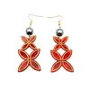 Dangle Earrings Samoan Women Girls Fashin Acrylic With Flower Shape Style For Tropical Island Peoples Beach Earring