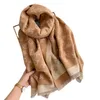 Scarves Light Luxury Five Point Star Scarf for Women in Autumn and Winter Fashion Double Sided Imitation Cashmere Scarf with Warm Air Conditioning Shawl Outside 52zb