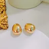 Boucles d'oreilles en métal géométrique lisse elliptique pour femmes, cadeau de fête de vacances sportive, bijoux de mode OL, accessoires de charme 231219