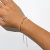 Braccialetti a maglie Joolim Gioielli all'ingrosso PVD di fascia alta senza appannamento Fascino permanente Piccole perline Bracciale con pendente a sfera Bracciale in acciaio inossidabile per