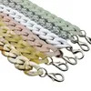 Bag Parts Accessories 60110cm Acrylic Chain Strap handle crossbody Removable Colorful Replacement of bags Purse 231219