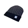 Brand 2024 Hat for Men and Women in Winter Versatile Woolen Black Knitted Hat, Outdoor Thermal Insulation Headband Cold Hat