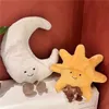 Ins Sun Moon Plush Pillow Car Office Sofa Cushion Baby Sleep Prisked Toys Gift Kids Bedroom Decoration Throw Pillows PO Props 231220