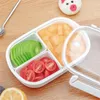 Stoviglie Bento Box a doppio strato Contenitore portatile a prova di perdite Contenitore per frutta sigillato per picnic all'aperto Pranzo in ufficio scolastico per bambini