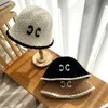 Chapeau de godet de concepteur d'hiver chapeaux ajustés arc d'agneau rouleau bol coloré bonnet lettre tempérament casquette design mode parasol casquettes vêtements de voyage