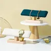 Watch Boxes 1Pc Wooden Watches Display Stands Base Necklace Bracelet Organizer Rack Bangle Scrunchie Headband Showcase