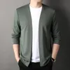 Klasyczne męskie swetra Slim Fit Szybki kolor SWEATER STYNY STYNY MĘŻCZYZNY Kardigan dla wiosennych jesiennych odzieży mężczyzn Mężczyźni 231220
