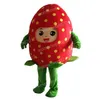 Halloween Strawberry Mascot Costume Cartoon Character Outfits Suit Vuxna Storlek Outfit Holiday Celebration Birthday Christmas Carnival Fancy Dress