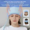 Masseurs électriques Instrument de Massage de tête électrique airbag bandeau de pression compresse chaude thérapie maux de tête et ceinture de soulagement de la Migraine masseur de tête L231220