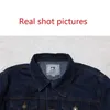 Herrjackor storlek S-5XL Spring och Autumn New Style Boutique Pure Cotton Fashion Blue Black Mens Casual Denim Jacket Slim Cowboy Coatl231126