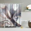 Shower Curtains 3d Printed Curtain Bath Mountains Rivers Abstract Pattern Bathroom Polyester Decor With Hooks