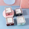 Jewelry Boxes Valentine's Day Marriage Proposal Rotating Rose Gift Box Acrylic Ring Box Pendant Preserved Flower Gift Box Jewelry Box Women's 231219