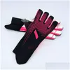 Gants de sport Gardien de but en latex de 4 mm Aucune protection des doigts Gants de football épaissi de gardien de but de football professionnel287G7650230 Drop Delivery Dh8S2