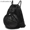 DrawString Basketball Football Bag Ultralight Mesh Ball Soccer Shoes Ryggsäck utomhussport Yoga Simning Bagage Pack XA103B 231220